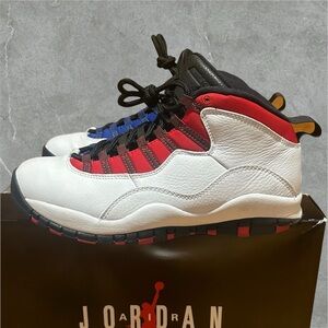Air Jordan Retro 10 Westbrook Class of 2006 Basketball Sneaker Mens 9.5 White